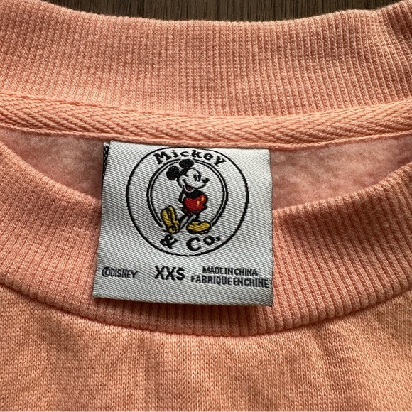 Disney Mickey & Co. Mickey & Friends Fab 5 Crew Neck Pullover Sweatshirt XXS - Picture 3 of 8